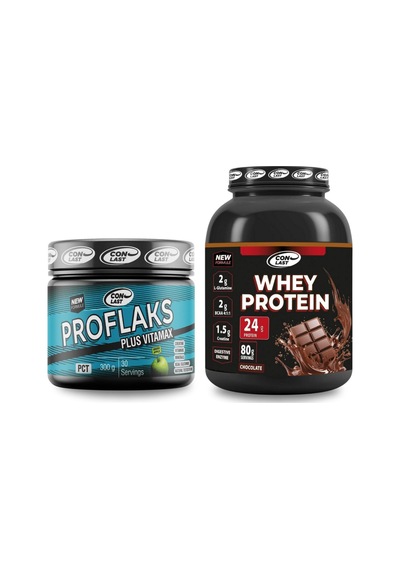 Whey Protein 2000 Gr Kurabiye Aromalı Proflaks Pluss Vitemax 300 Gr Yeşil Elma Bisküvi