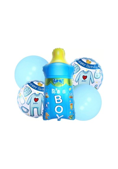 İyiki Doğdun Biberon 5 Li Set Folyo Balon 001