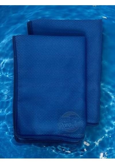 Olimpos Mikrofiber Cam Ve Jant Silme Bezi 50 X 70 Cm Lacivert Açık Indigo