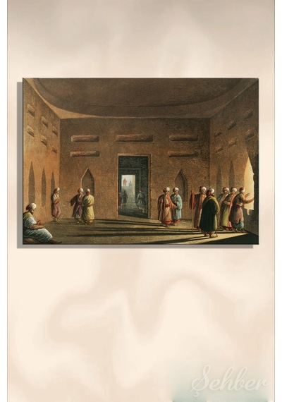 Luigi Mayer'in "monument On The Coast Of Syria, Plate Iı" Adlı Eseri Yatay Kanvas Tablo 4308 Çok Renkli
