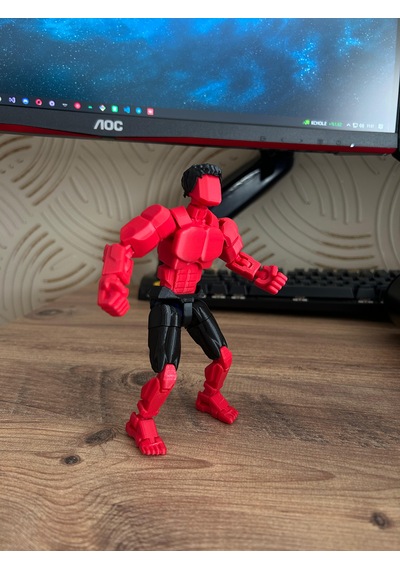 Dummy Red Hulk 3d Baskı Eklemleri Hareketli Figür 16 Cm Koleksiyonluk Oyuncak Hulk