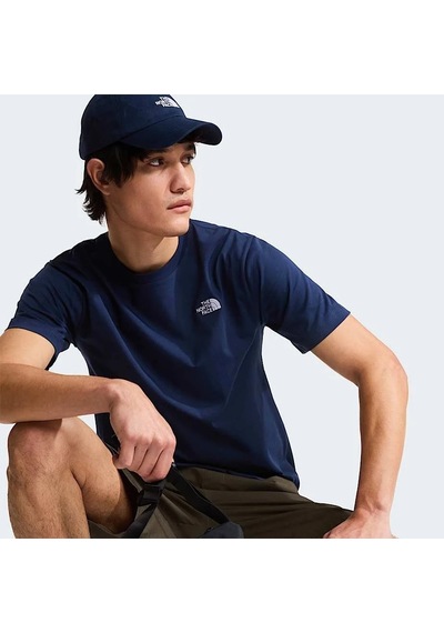 The North Face Evolution Simple Dome Regular Erkek T-shirt Nf0a8cz28k21 Lacivert