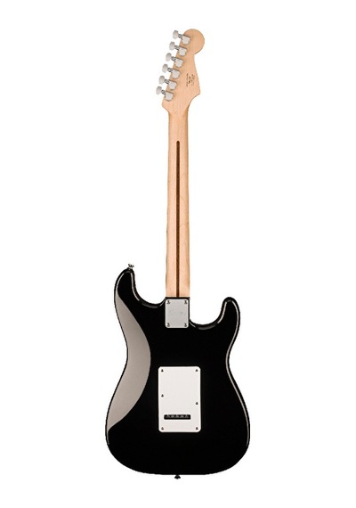 Squier 0373162506 Sonic Stratocaster Solak Elektro Gitar Siyah Solak Çalım İçin Akçaağaç Klavye Ve Siyah Gövde