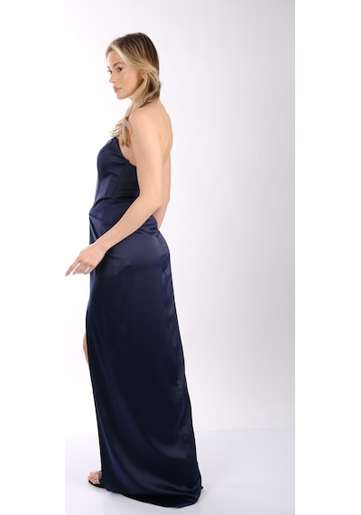 Abiye Elbise Dori 00kb5062 Lacivert