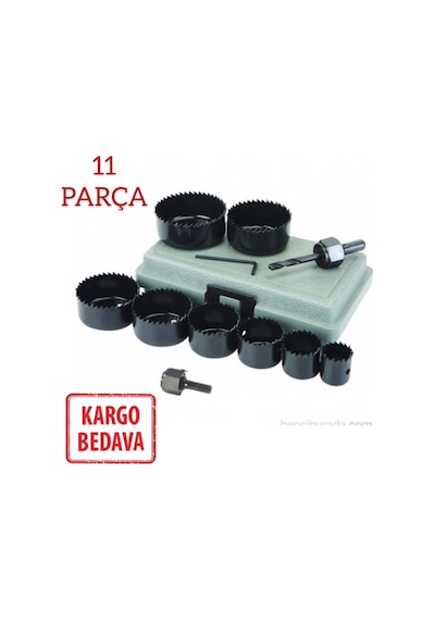 Panç Set 11 Parça Ahşap Buat Kartonpiyer Alçıpan Panç Seti