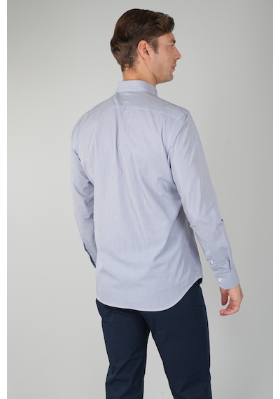 Bisse Uzun Kollu Regular Fit Erkek Çizgili Lacivert Gömlek Gmczg252110 C39 Lacivert Bisse Uzun Kollu Regular Fit Erkek Çizgili Lacivert Gömlek Gmczg252110 C39 Lacivert