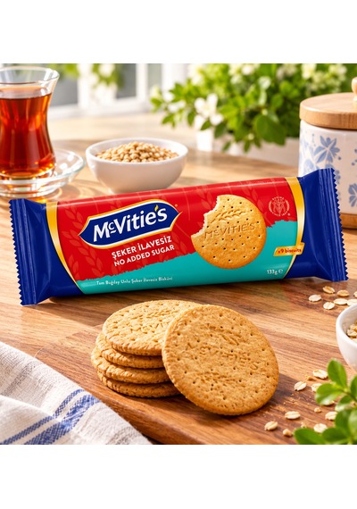 Mcvitie's Şeker İlavesiz Bisküvi 133 Gr Maltitol Tatlandırıcılı