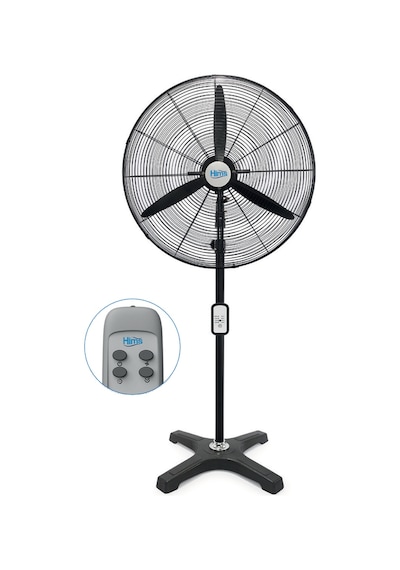 Hims 65cm 26inç Sanayi Tipi Ayaklı Tip Kumandalı Vantilatör 190w Hef-ak650