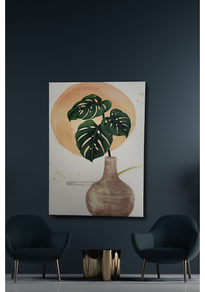 Minimalist Dekoratif Duvar Dekorasyonu Kanvas Soft Renkli Tablo