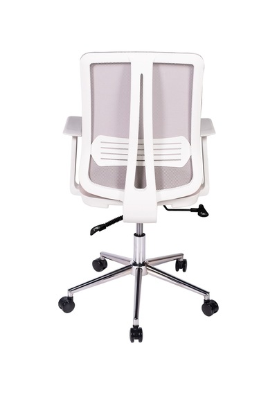 Ofisbazaar Up Beyaz Fileli Çalışma Koltuğu Ergonomik Şef Ve Toplantı Koltuğu Gri Gri