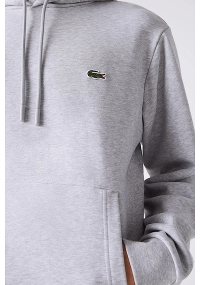 Lacoste Men's Classic Fit Kapüşonlu Yaka Sweatshirt Gri