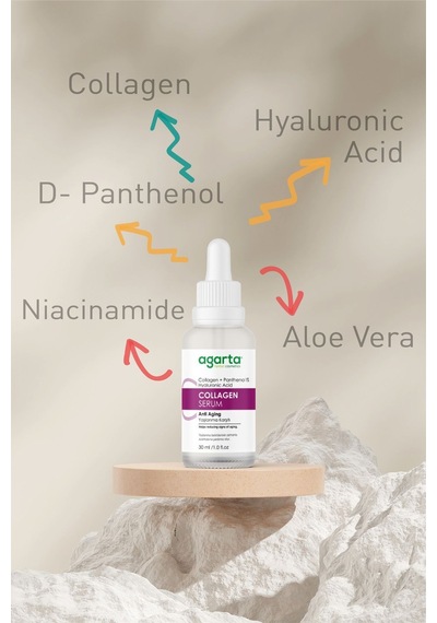 Agarta Yaşlanma ve Kırışıklık Karşıtı Anti-Aging Kolajen Serum 30 ML