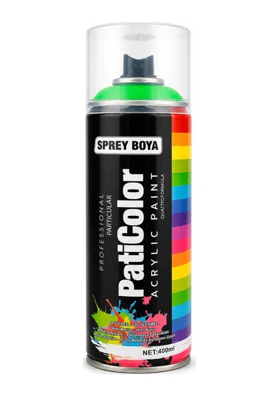 Paticolor Akrilik Sprey Boya 400 Ml Floresan Yeşil Diğer