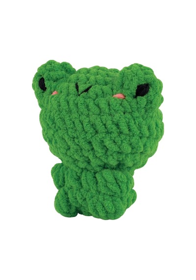 Bakgelal Amigurumi Kurbağa Yapım Kiti Başlangıç Seviyesi Tığ Örgü Çocuk Ve Yetişkin Hobi Seti