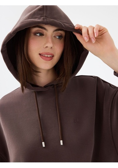 Loft Regular Fit Kadın Sweatshirt Lf2041114 Q1.v1 Koyu Kahverengi