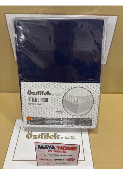 Özdilek Lacivert Lastikli Çarşaf Seti 100x200+30 Çok Renkli