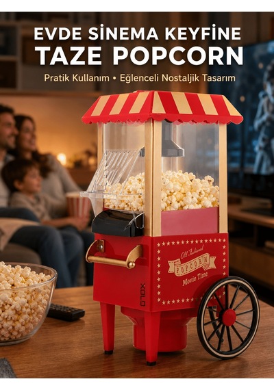 Yağsız Popcorn Makinesi Sıcak Hava İle Hızlı Patlatma Tkndy-bsva4969 Diğer