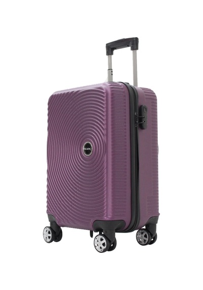 Escape Vlz 072-set Abs 8 Tekerlekli Büyük, Orta, Kabin Boy Valiz, Bavul Seti, Mor