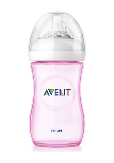 Philips Avent Natural PP Biberon 260 ML Tekli Pembe Scf03417