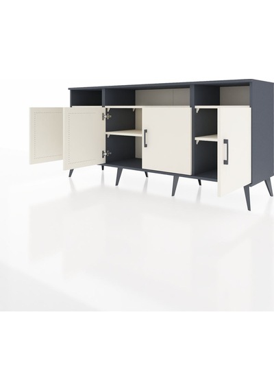 Hyperion Konsol 6 Raflı 4 Kapaklı 176x44x83 Antrasit-aytaşı Aytaşı Hyperion Konsol 6 Raflı 4 Kapaklı 176x44x83 Antrasit-aytaşı Aytaşı