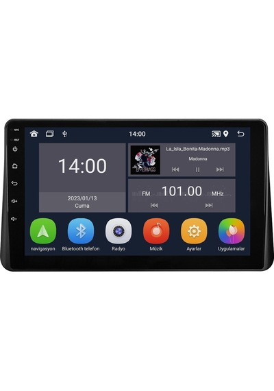 Ford Courier Android Multimedya Sistemi 2013-2024 Crv-4112xd