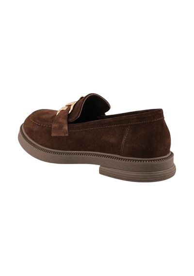 Mamma Mia Mammamia D26ka-935-b Kahve Süet Kadın Comfort Deri Ayakkabı 7588