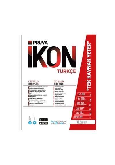 Pruva Akademi 8. Sınıf Türkçe İkon Konu Anlatımlı