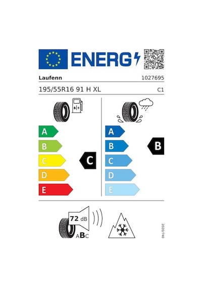 Laufenn 195/55R16 91H Xl G Fıt 4S Lh71 M+S Oto Dört Mevsim Lastiği 2025
