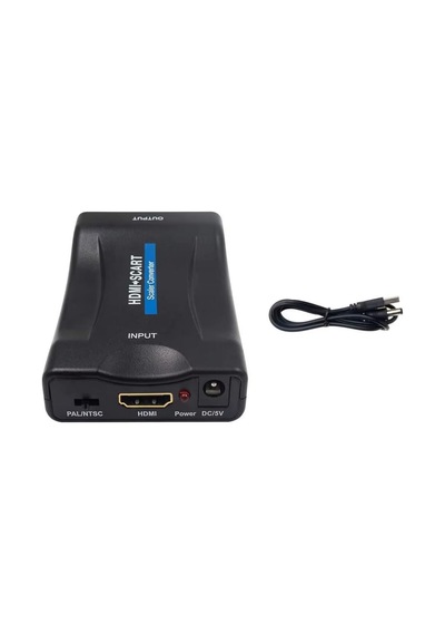 Hdmı To Scart Aktif Çevirici Dönüştürücü Adaptör, Av Video Çevirici, Scartı Hdmı Dönüştürmez