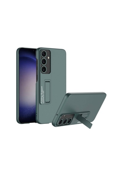 Galaxy S24 Kılıf Uzaklarda Arama Standlı Ays Kılıf Mürdüm
