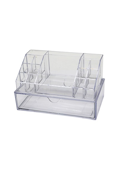 Organizerli Çekmeceli Set Altın - Beyaz