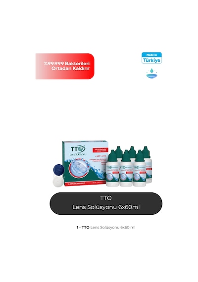 Tto Lens Solüsyonu 6X60 Ml