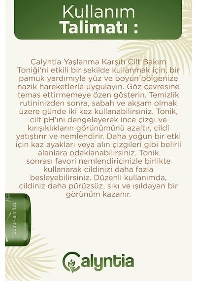 Calyntia Canlandirici Kolajen Etkili, Karsiti Tonik 100 Ml