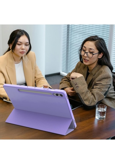 Undeplus Samsung Galaxy Uyumlu Tab S9 Fe Plus/s10 Plus/s9 Plus Kılıf Kalem Bölmeli Smart Case X610-16-810-18 X820 Kılıf