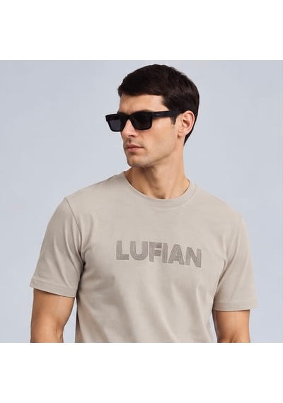 Lufian Lufıan Erkek T-shırt Bej