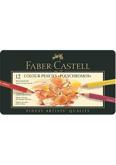 Faber-castell Polychromos Kuru Boya Kalemi 12 Renk