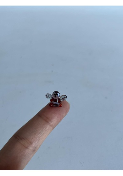 El Yapımı Mini Murano Cam Arı Biblo A122-03