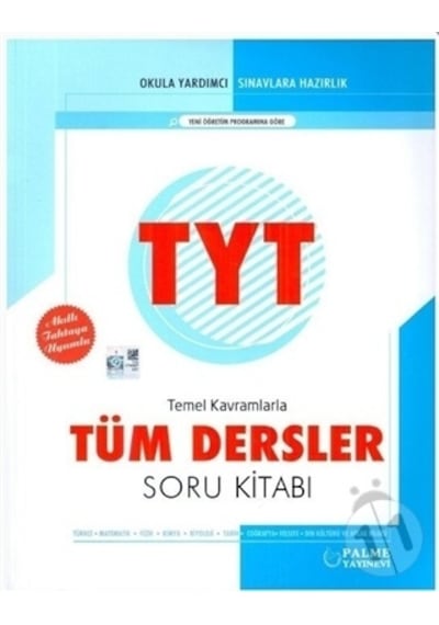 Palme Yks Tyt Tüm Dersler Soru Kitabı Yeni