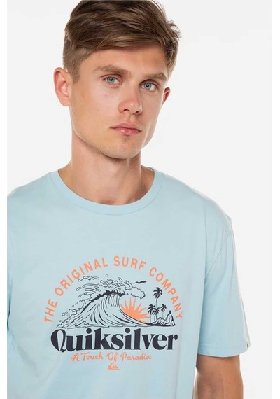 Quiksilver Sunsetwave Erkek Tişört Eqyzt07277-bgc0-mavi Mavi