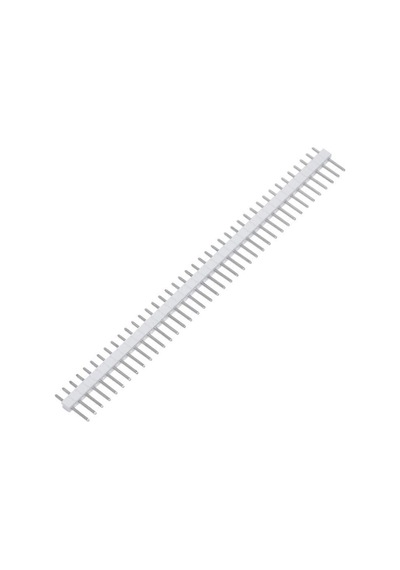 1x40 Erkek Header 40 Pin 2.54mm 180 Derece - Beyaz