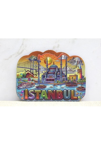 Tedar İstanbul Temalı Silikon Buzdolapı Süsü Magnet Alk5376 Najmaddin Standart