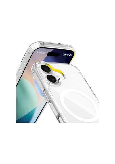Buff Apple Uyumlu iPhone 17 Magsafe Air Hybrid Şeffaf Kılıf