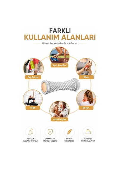 Topuk Dikeni Tabanlık Topukluk Kumaş Çorabı Ve Ayak Masaj Silindiri