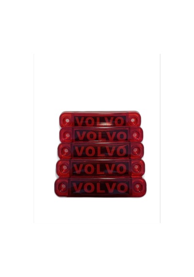 Ahmet Otomotiv 5 Adet Volvo Yazılı Parmak Led Kırmızı Renk
