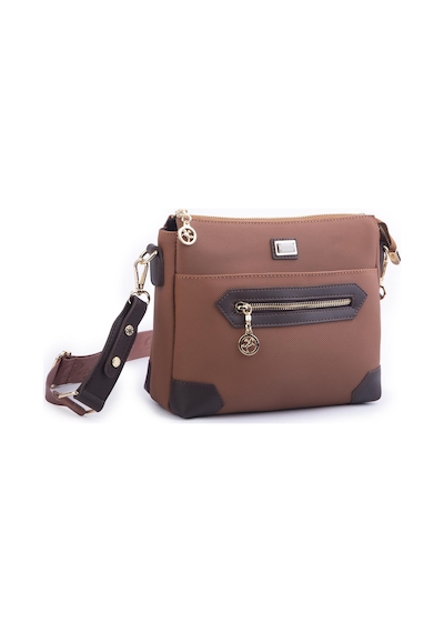 Nas Bag Kadın Postacı Çapraz Çanta Taba Kahve Lacst En 25 Cm Boy 22 Cm Çok Renkli