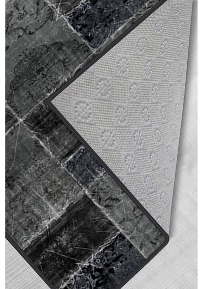 Rovigo Home Dijital Baskı Yıkanabilir Kaymaz Taban Salon Halısı RVG0285-HT922 Çok Renkli