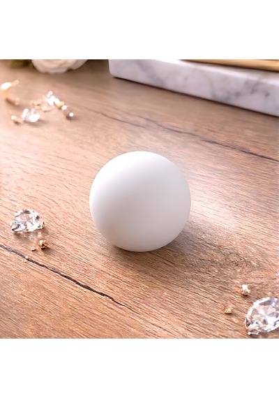 Sert Plastik Düğme Yuvarlak Top Mat Beyaz Dolap Mobilya Mutfak Dolabı Çekmece Kulbu Kulpu Kulplar