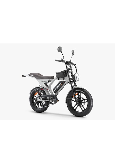 Ape Ryder Mandrıll Ultra 1000w Elektrikli Bisiklet Ayna Çanta Ve El Gazı Gri