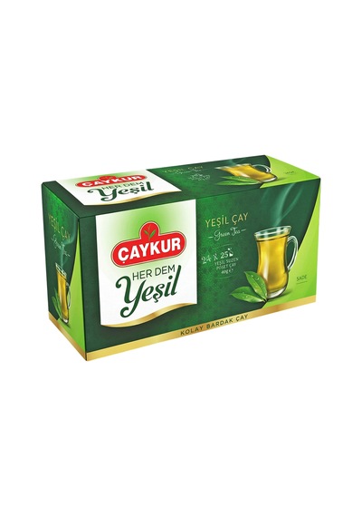 Herdem Yeşil Çay Süzen Poşet 1,6gr 25 Adet Yirmidörtlü Paket