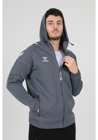 Hummel Armin Pro Pamuklu Sweatshirt Antrasit